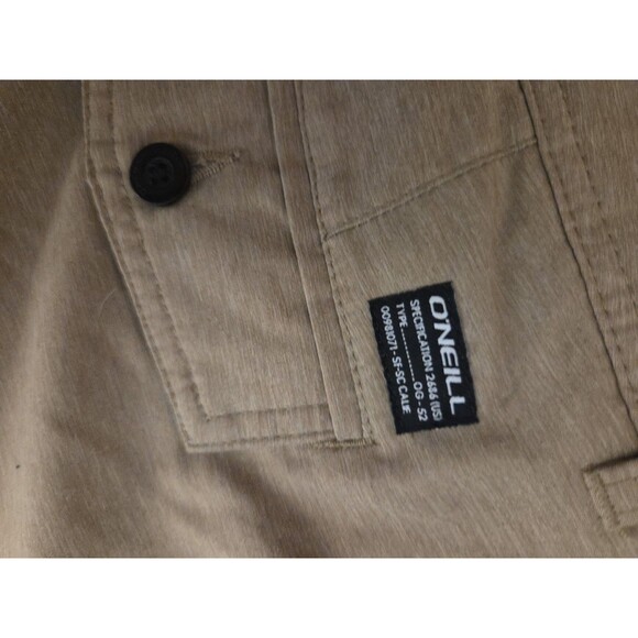 O'Neill Hybrid Shorts Mens 30 Khaki Tan Quick Dry Stretch Outdoor Pockets Zip - Picture 3 of 5